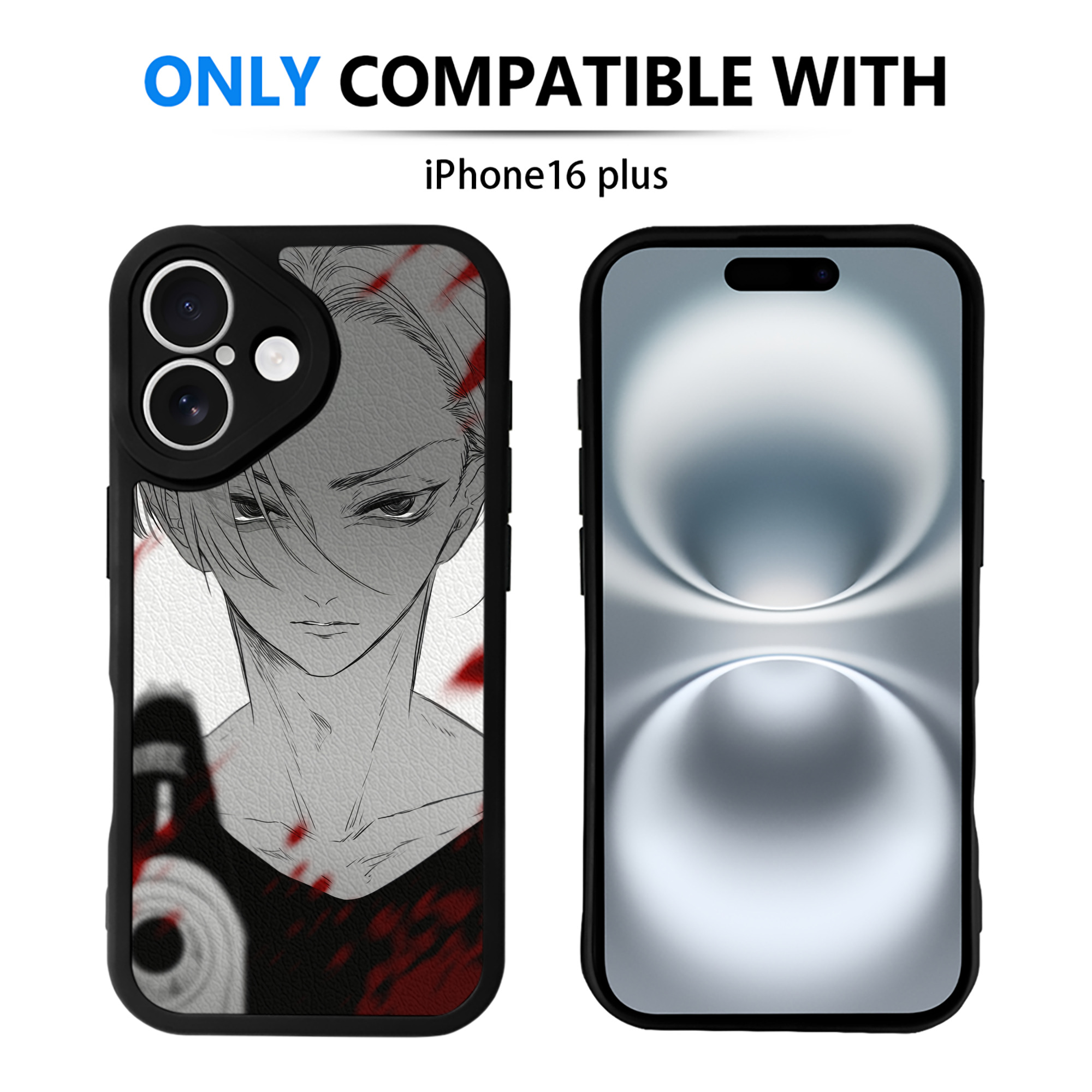 （画像用） 東京リベンジャーズ Tokyo Revengers 【iPhone 16シリーズ対応】シリコンスマホケース（レザー調） 材質：シリコン